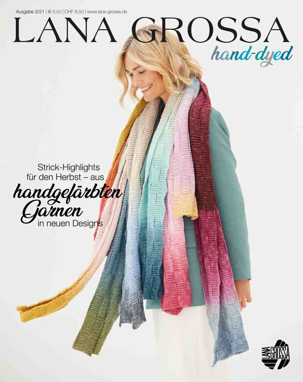 HAND-DYED SPECIAL Nr. 3 Anleitungsheft für handgefärbte Wolle und Garn