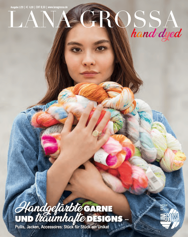 HAND-DYED Nr. 1 Anleitungsheft für handgefärbte Wolle und Garn