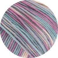 LANA GROSSA COOL WOOL PRINT silbergrau/mint/flieder/blassrosa - 0792 LG.0670792 Wolle & Garn Knäuel