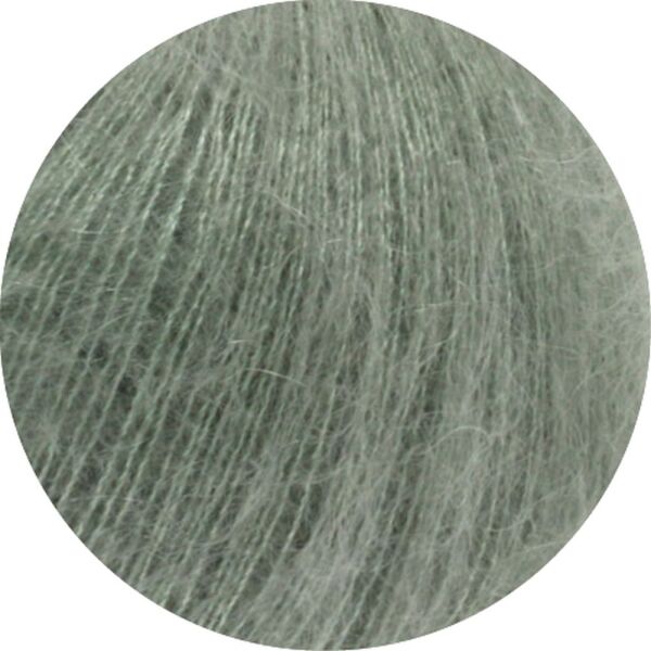LANA GROSSA SILKHAIR Graugrün - 0105 LG.5710105 Wolle & Garn Knäuel