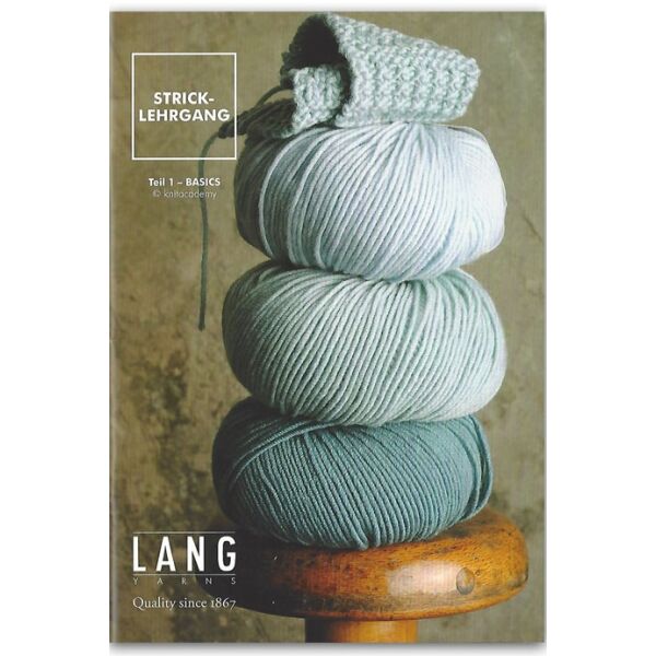 LANG YARNS Stricklehrgang - Basics (Teil 1) LY.2000028 Zeitschrift Cover
