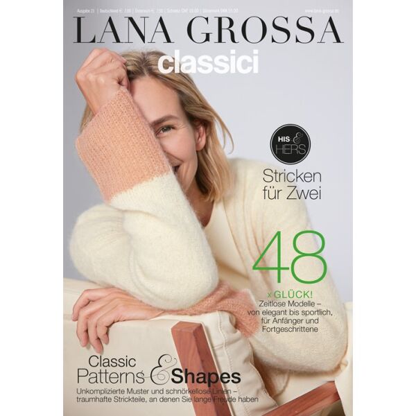 LANA GROSSA CLASSICI NO 21 LG.9230221 Anleitungsheft Cover
