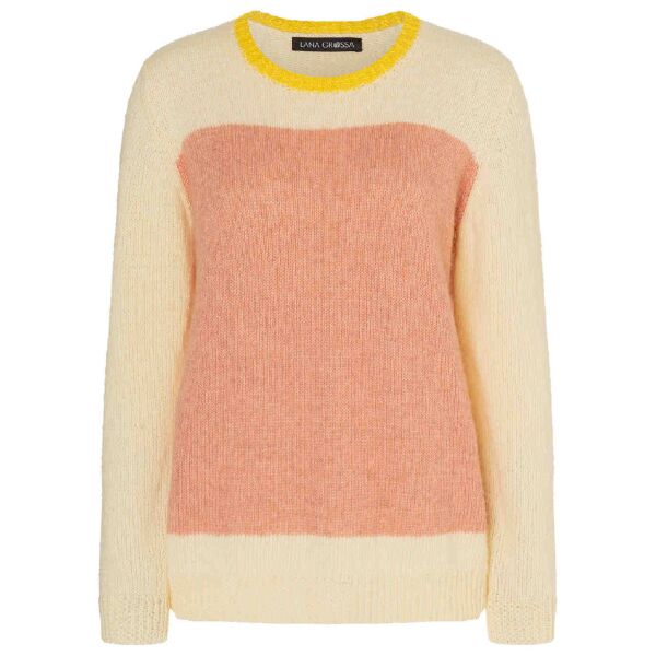 LANA GROSSA Pulli glatt rechts in FarbflÃ¤chen ECOPUNO | Modell - 23 LG.9230062.23-42/44 Modell-Paket