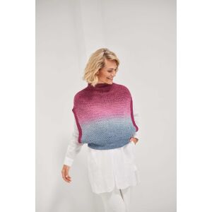 Pullunder mit diagonalem Rechts-Links-Muster COOL WOOL LACE HAND-DYED & COOL WOOL LACE | Modell - 12