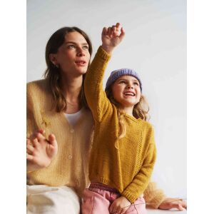 LANA GROSSA Cardigan mit V-Ausschnitt SILKHAIR | Modell - 2 LG.9460122.2-44 Modell-Paket