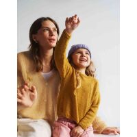 LANA GROSSA Cardigan mit V-Ausschnitt SILKHAIR | Modell - 2 LG.9460122.2-44 Modell-Paket