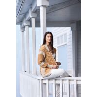 LANA GROSSA Jacke mit Zopfmuster ELASTICO | Modell - 4 LG.9230222.4-44 Modell-Paket