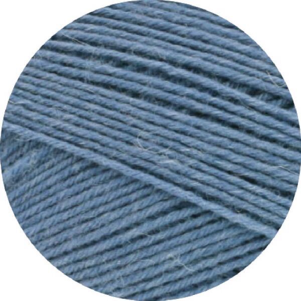 LANA GROSSA MEILENWEIT 100 MERINO EXTRAF.UNI 2428 - Jeans  LG.19412428 Wolle und Garn Knäuel