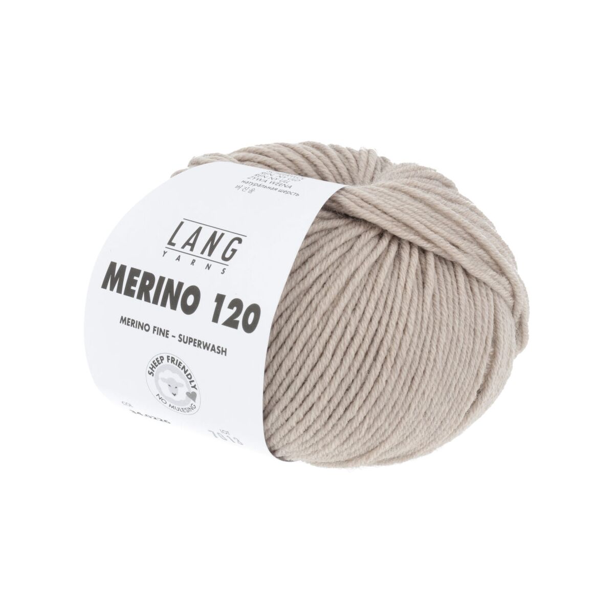 LANG YARNS MERINO 120 LY.34 Wolle und Ga box