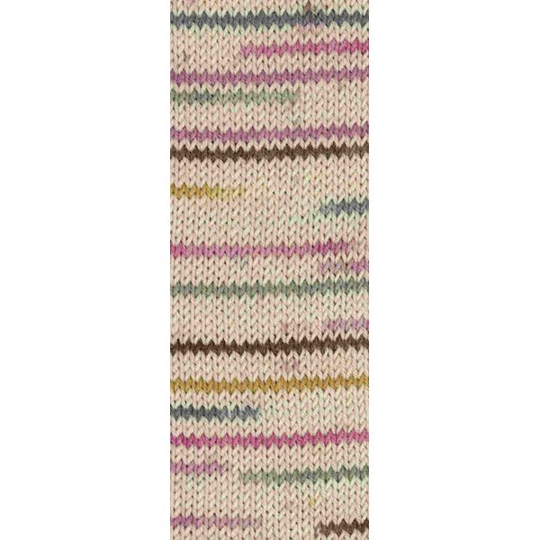 Rohweiß/Graublau/Pink/Rosa/Gelb/Khaki - 0311