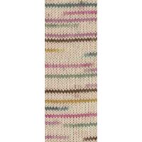 Rohweiß/Graublau/Pink/Rosa/Gelb/Khaki - 0311
