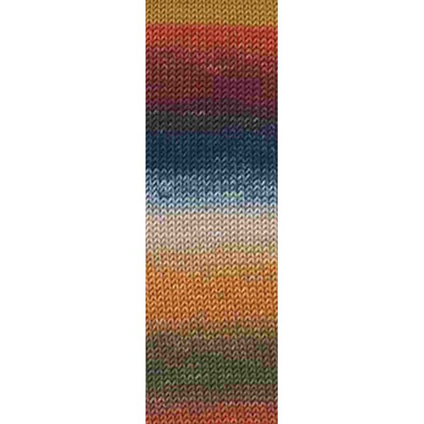 0009 - BLAU/ORANGE/ZIEGEL