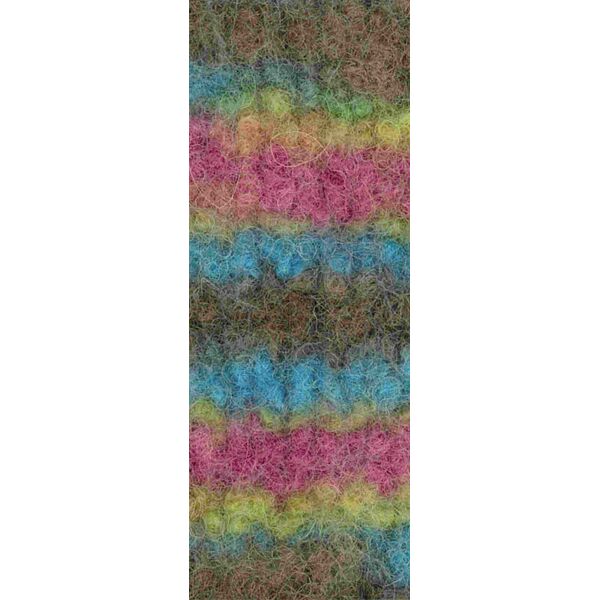 Türkis/Graubraun/Pink/Hellgrün/Eierschale - 0391