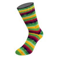 2525 - Rot/Fuchsia/Aubergine/Grün/Türkis/Gelb