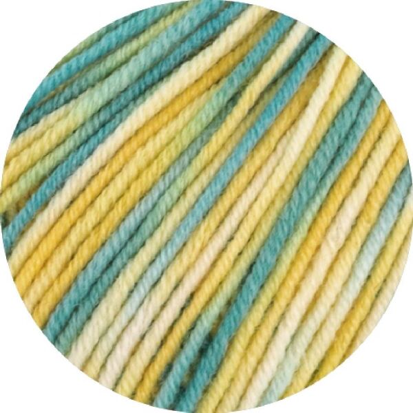 0832 - Ecru/Vanille/Türkis/Petrol