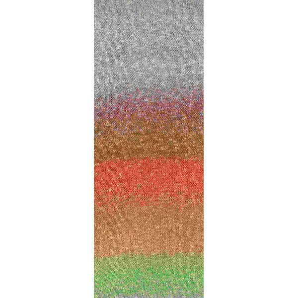 1023 - Minttürkis/Flieder/Graubeige/-braun/Lachsrot/ Nougat