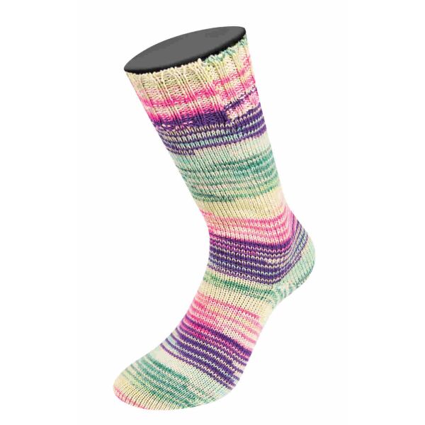 9653 - Pink/Violett/Weiß/Türkis/Opalgrün