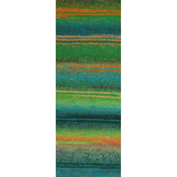 0209 - Oliv/Türkis/Hellgrün/Petrol/Orange/Schwarzbraun/ Graublau/-grün/Nougat