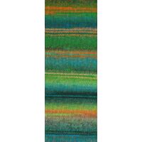 0209 - Oliv/Türkis/Hellgrün/Petrol/Orange/Schwarzbraun/ Graublau/-grün/Nougat