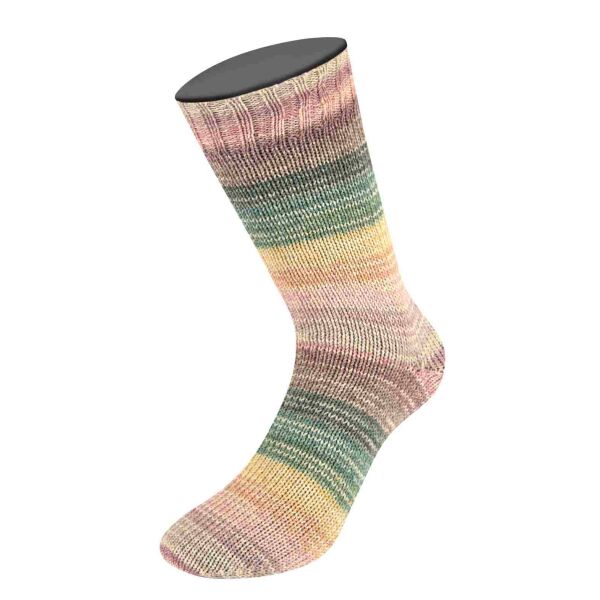 2564 - Moosgrün/Pastellgelb/Zartorange/Pink/Graurot/ Beige/Taupe/Graugrün