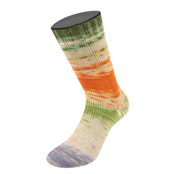 6210 - Orange/Blassgelb/Gelbgrün/Lila/Mintgrün/Rosa/Creme
