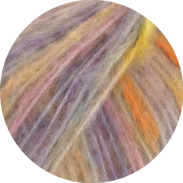0007 - Hellbeige/Gelb/Orange/Jeansblau/Rosa