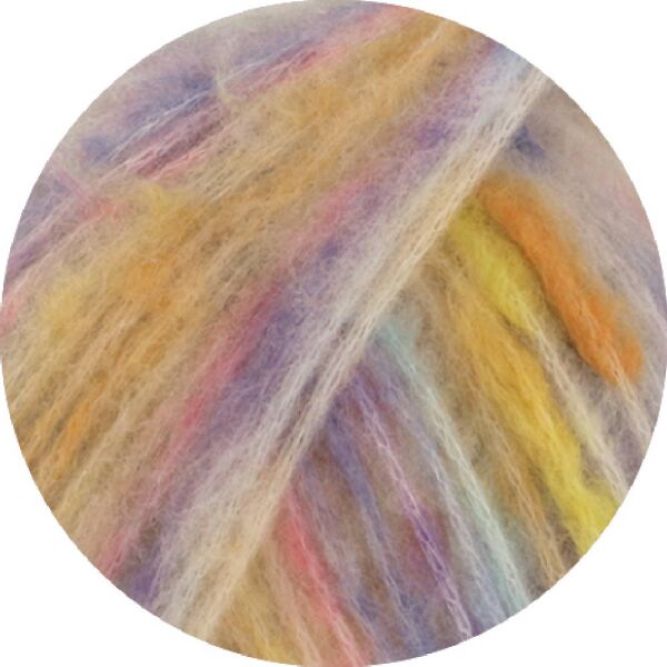 0008 - Rohweiß/Orange/Violett/Hellblau/Gelb