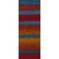 0019 - Stahl-/Graublau/Ocker/RotbraunWeinrot