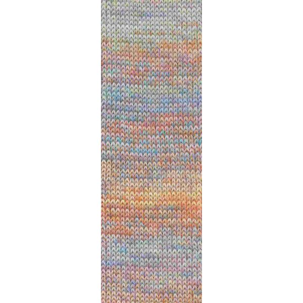 0014 - ORANGE/TURQUOISE/YELLOW/LILAC