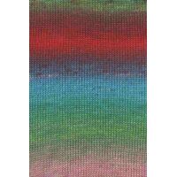 0010 - DARK GREEN/RED/BLUE/ROSE