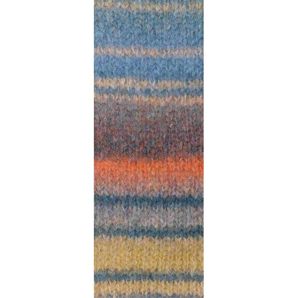 0101 - Graublau/Beige/Graurot/Mandarin/Petrolgrün/Graugelb