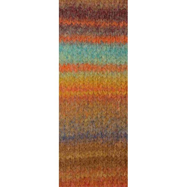 0104 - Camel/Schokobraun/Orange/Minttürkis/Senfgelb/Ocker/Graubraun/Rost