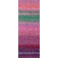 0107 - Mauve/Nelke/Pink/Jadegrün/Grau-/Weinrot/Brombeer/Veilchenblau
