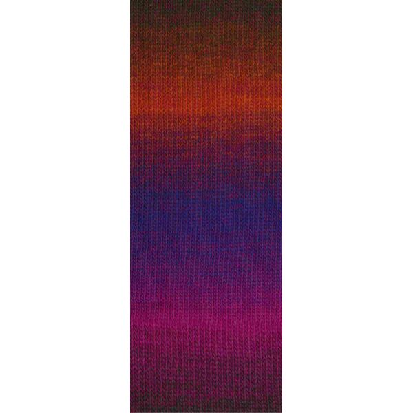 0459 - Rotviolett/Purpur/Schwarzgrün/Terrakotta/ Blauviolett