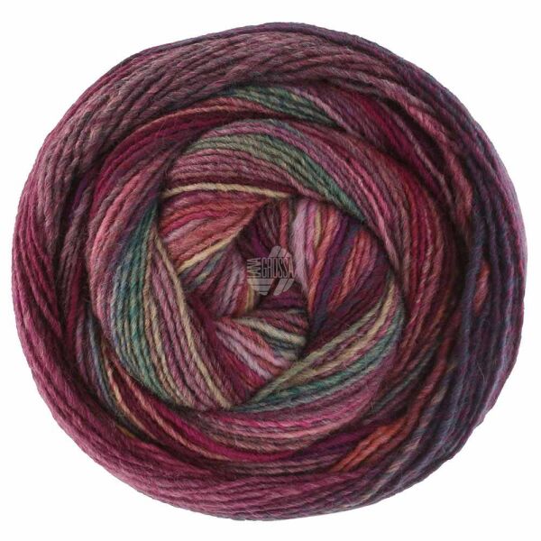 0237 - Zartgelb/Apricot/Grau/Rosa/Lila/Erika/Fuchsia/Aubergine