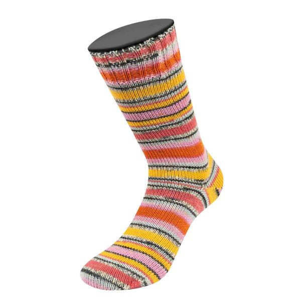 9708 - Schwarz/Hellgrau/Rosa/Himbeer/Orange