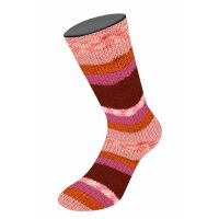 3014 - Altrosa/Rost/Fuchsia/Weiß/Himbeer/Dunkel-/Lachsrot