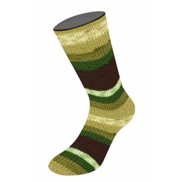 3015 - Lind-/Oliv-/Dunkelgrün/Weiß/Zartgrün/Mokka/Creme