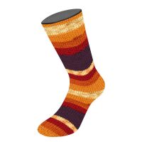 3016 - Orange/Rost/Dunkelrot/Creme/Dunkelaubergine/Senf