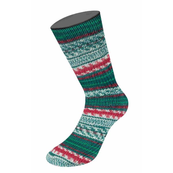 6800 - Rot/Dunkel-/Hellgrün/Weiß/Dunkelrot