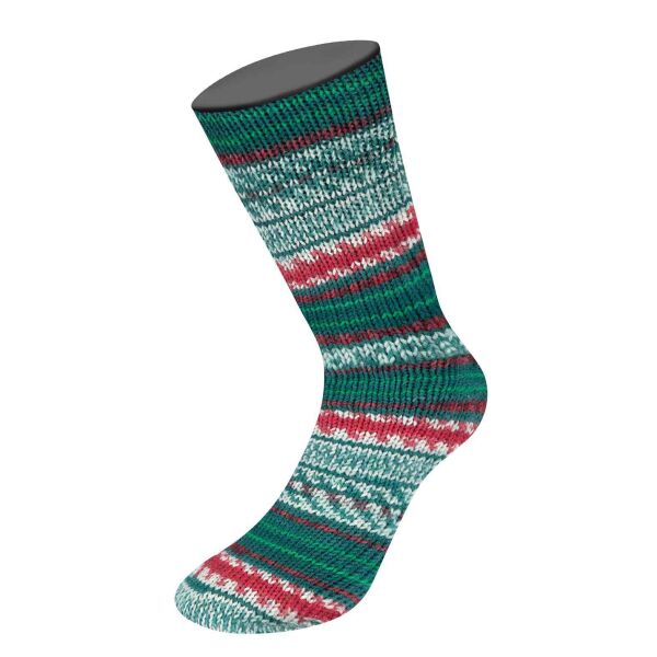 0631 - Rot/Dunkel-/Hellgrün/Weiß/Dunkelrot