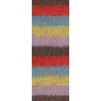 441 - Rot/Graublau/Limette/Mauve/Dunkelbraun