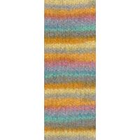 721 - Vanille/Hellgrau/Dottergelb/Orange/Rosa/Hellblau/ Türkis/Graubeige