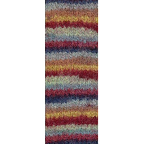 728 - Dunkelblau/Grau/Rosenholz/Hellgelb/Weinrot/ Graugrün/Graublau