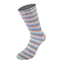 0153 - Lavendel/Graublau/Lachs/Creme/Türkis