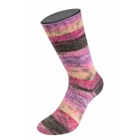 0257 - Rotviolett/Pflaume/Flieder/Terrakotta/Dunkel-/ Mittelgrau/Pink/Safrangelb