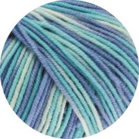 0728 - Himmelblau/Helltürkis/Ecru
